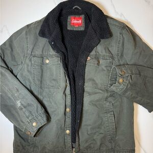 Coleman Men's Green Field Jacket with Black Lining